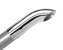 Utblås 2.5'' Inlopp / 2.5'' Utlopp Singel Runda Turndown / Turnout Borla